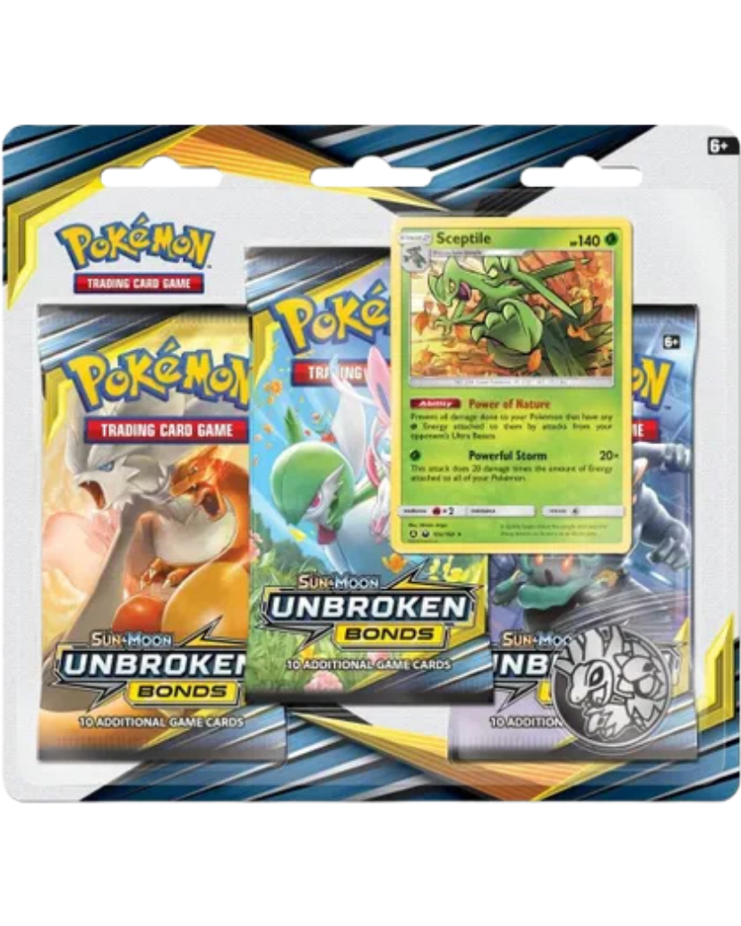 Unbroken Bonds 3 Pack Blister [Sceptile]