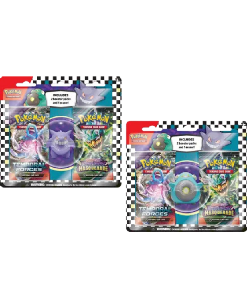 Pokemon TCG: Back to School Eraser Blister 2024 [Set of 2]