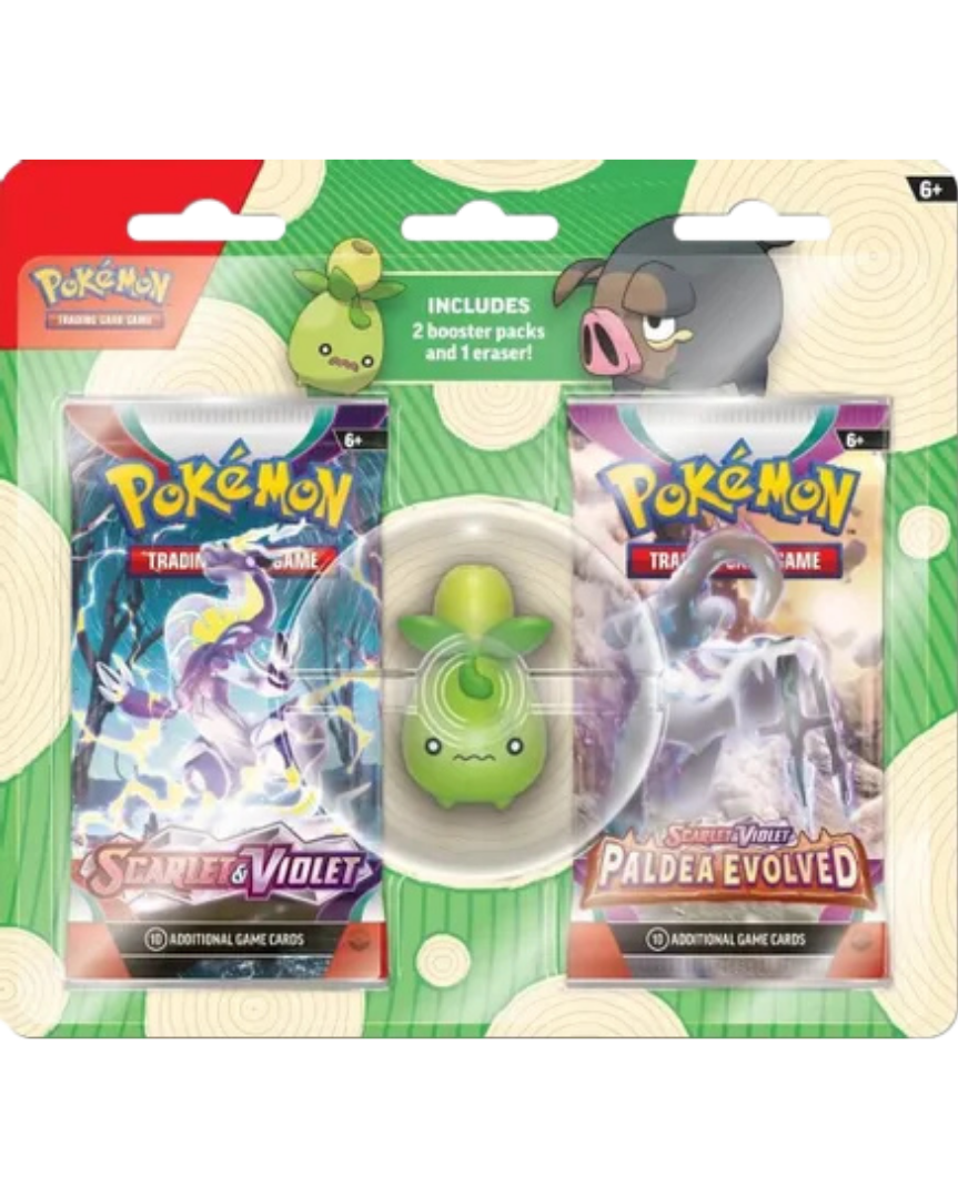 Pokemon TCG: Back to School Eraser Blister [Smoliv]
