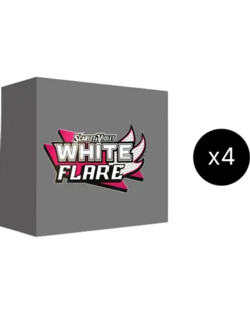 White Flare Pokemon Center Elite Trainer Box (Exclusive) Case