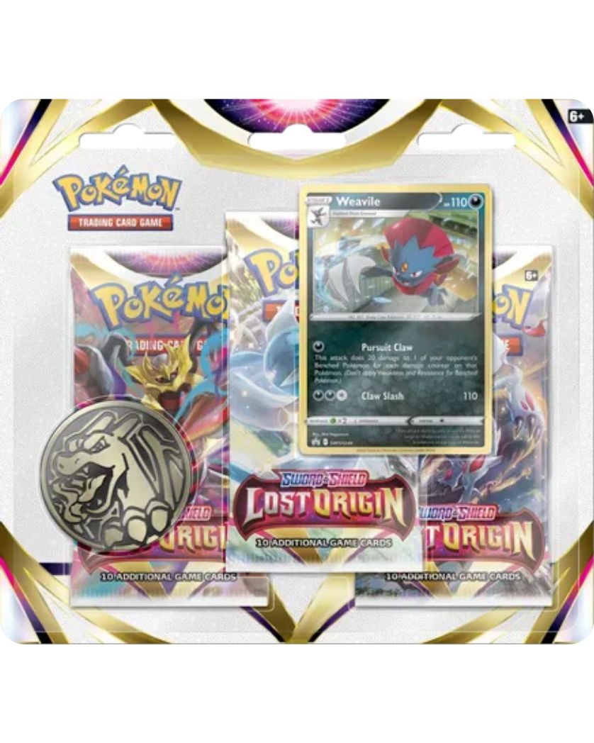 Lost Origin 3 Pack Blister [Weavile]