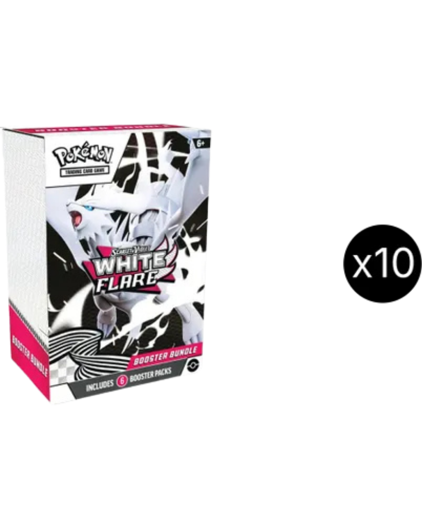 White Flare Booster Bundle Display