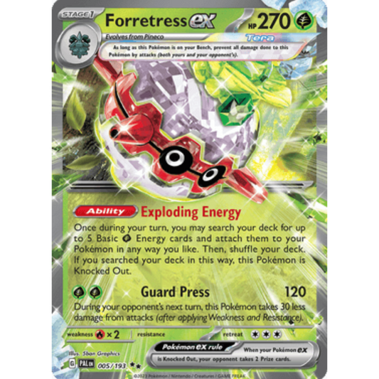 Forretress ex (005/193) [Scarlet & Violet: Paldea Evolved]