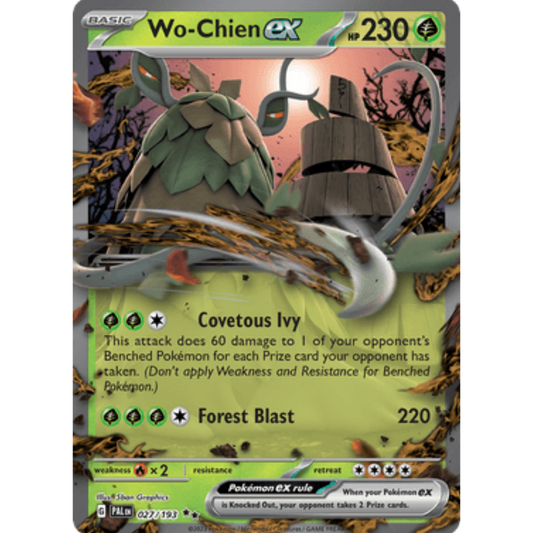 Wo-Chien ex (027/193) [Scarlet & Violet: Paldea Evolved]