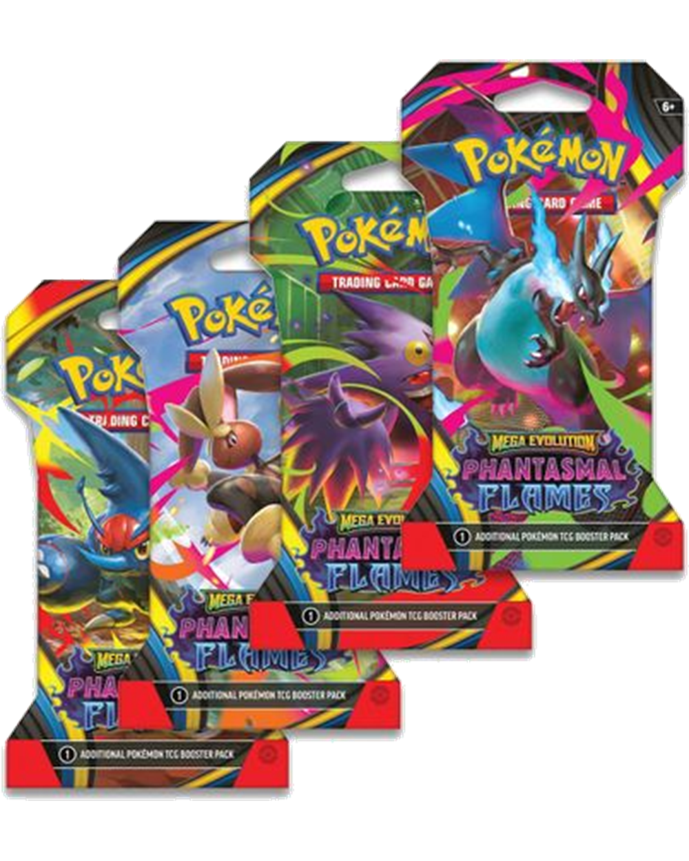 Phantasmal Flames Sleeved Booster Pack Art Bundle [Set of 4]