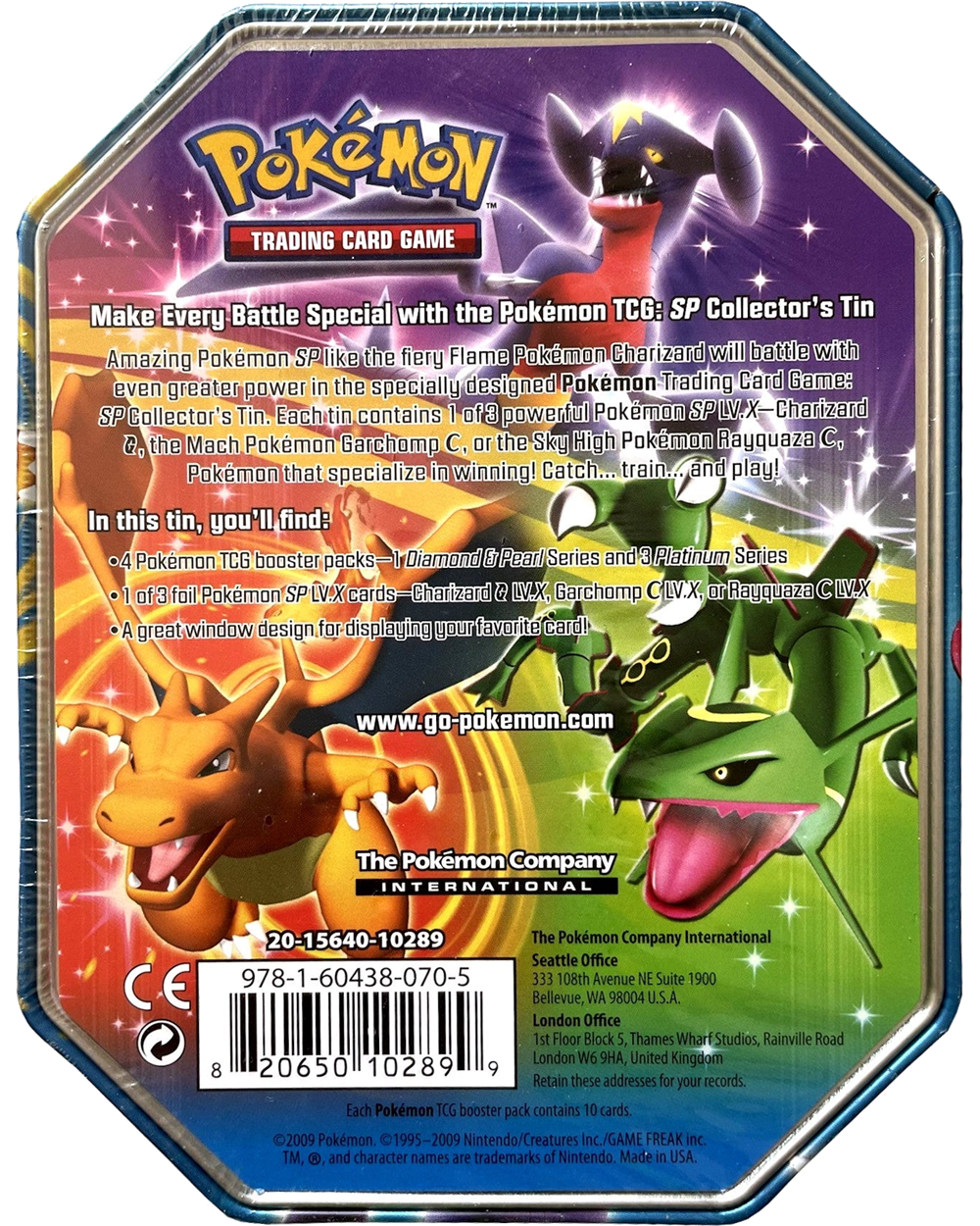 Platinum: Supreme Victors - Collector's Tin (Garchomp LV.X)