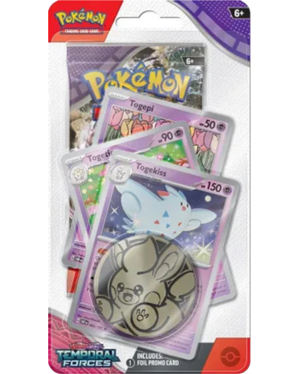 Scarlet & Violet: Temporal Forces - Single Pack Blister (Togepi, Togetic,Togekiss)