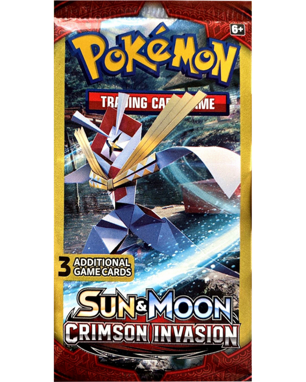 Sun & Moon: Crimson Invasion - 3-Card Booster Pack